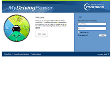 Tablet Screenshot of mydrivingpower.com